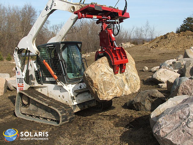 Solaris Rock and Tree Handler Attachments