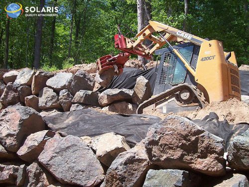 Solaris Rock and Tree Handler Attachments