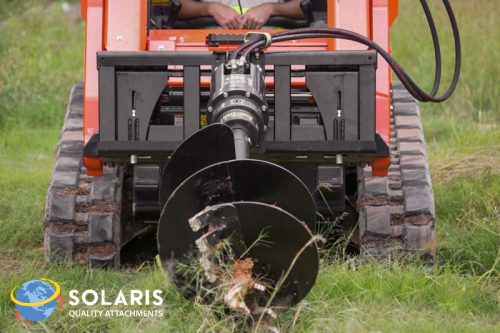 Solaris Auger Drives & Bits for Skid Steers