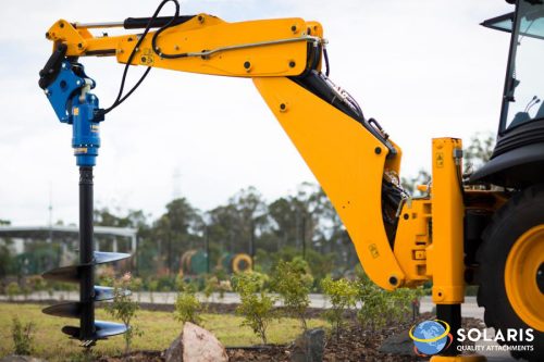 Solaris Auger Drives & Bits for Backhoes