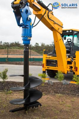 Solaris Auger Drives & Bits for Backhoes