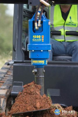 Solaris Auger Drives & Bits for Skid Steers