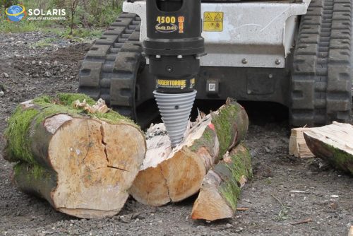 Solaris Log Splitter Attachment for Skid Steer