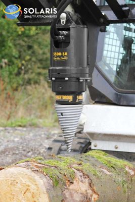 Solaris Log Splitter Attachment for Skid Steer