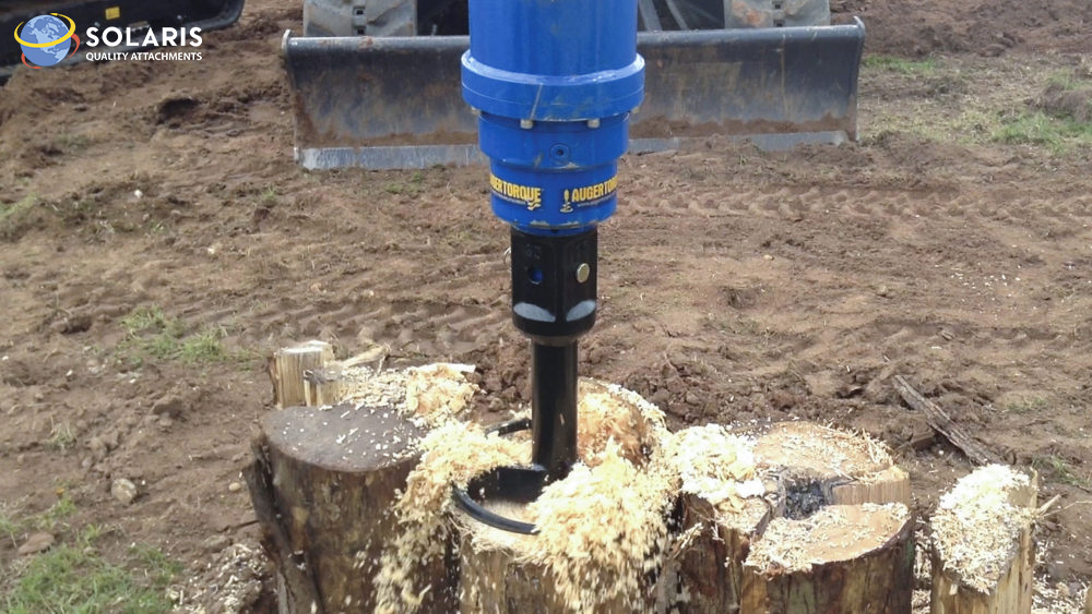 Solaris Stump Planers - Skidsteer Attachments